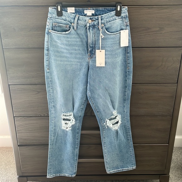 NWT Good American Good Boy Jeans Sz 4/27 - Picture 2 of 8